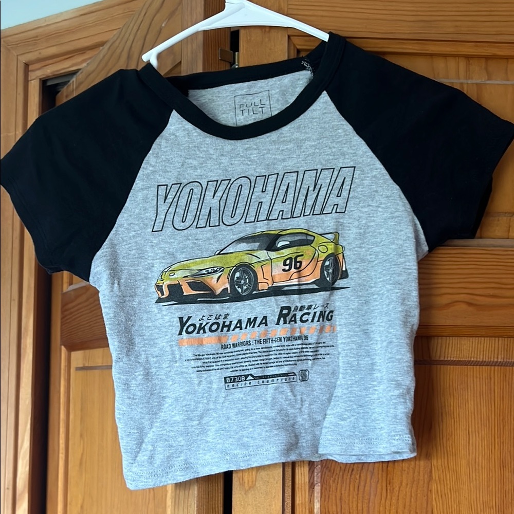 Full Tilt Black and Gray Short Sleeve Graphic Tee